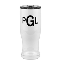 Thumbnail for Personalized Monogram Pilsner Tumbler (14 oz) - Right View