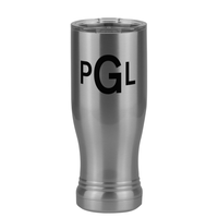 Thumbnail for Personalized Monogram Pilsner Tumbler (14 oz) - Right View