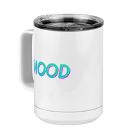 Thumbnail for Mood Coffee Mug Tumbler with Handle (15 oz) - Front Left View