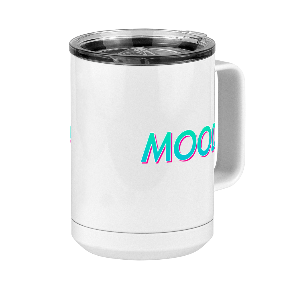 Mood Coffee Mug Tumbler with Handle (15 oz) - Front Right View