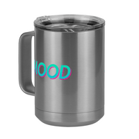 Thumbnail for Mood Coffee Mug Tumbler with Handle (15 oz) - Front Left View