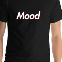 Thumbnail for Mood T-Shirt - Black - Shirt Close-Up View