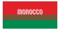 Thumbnail for Personalized Morocco Beach Towel - Front View
