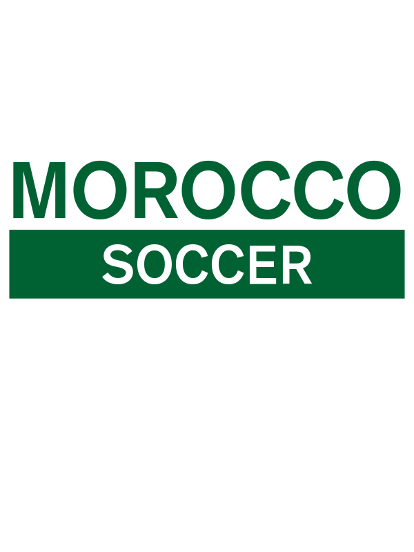 Morocco Soccer T-Shirt - White - Decorate View