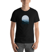 Thumbnail for Mountain Forest T-Shirt - Black - Shirt View