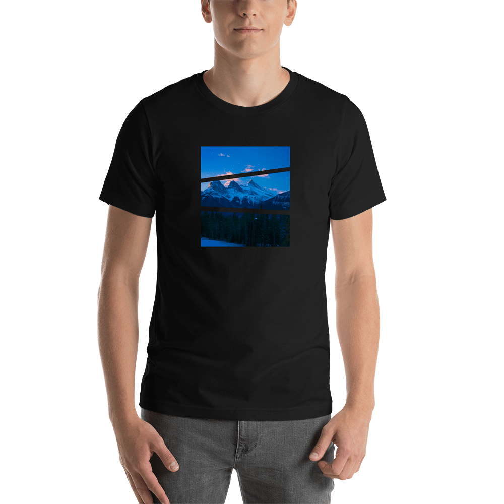 Mountain T-Shirt - Black - Shirt View
