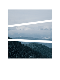 Thumbnail for Mountain Trees T-Shirt - White - Decorate View