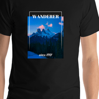 Thumbnail for Mountain Range T-Shirt - Shirt Close-Up View