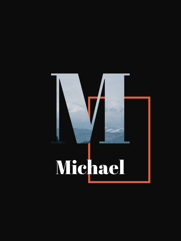 Personalized Mountain Forest T-Shirt - Black - Decorate View