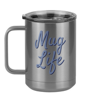 Thumbnail for Mug Life Coffee Mug Tumbler with Handle (15 oz) - Left View