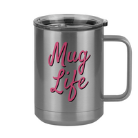 Thumbnail for Mug Life Coffee Mug Tumbler with Handle (15 oz) - Right View