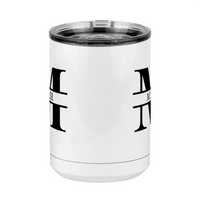 Thumbnail for Personalized Name & Initial Coffee Mug Tumbler with Handle (15 oz) - Front View