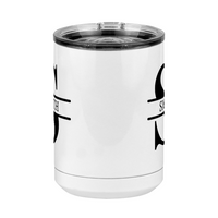 Thumbnail for Personalized Name & Initial Coffee Mug Tumbler with Handle (15 oz) - Front View