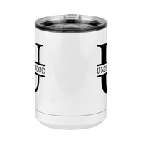 Thumbnail for Personalized Name & Initial Coffee Mug Tumbler with Handle (15 oz) - Front View