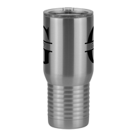 Thumbnail for Personalized Name & Initial Travel Coffee Mug Tumbler with Handle (20 oz) - Front View