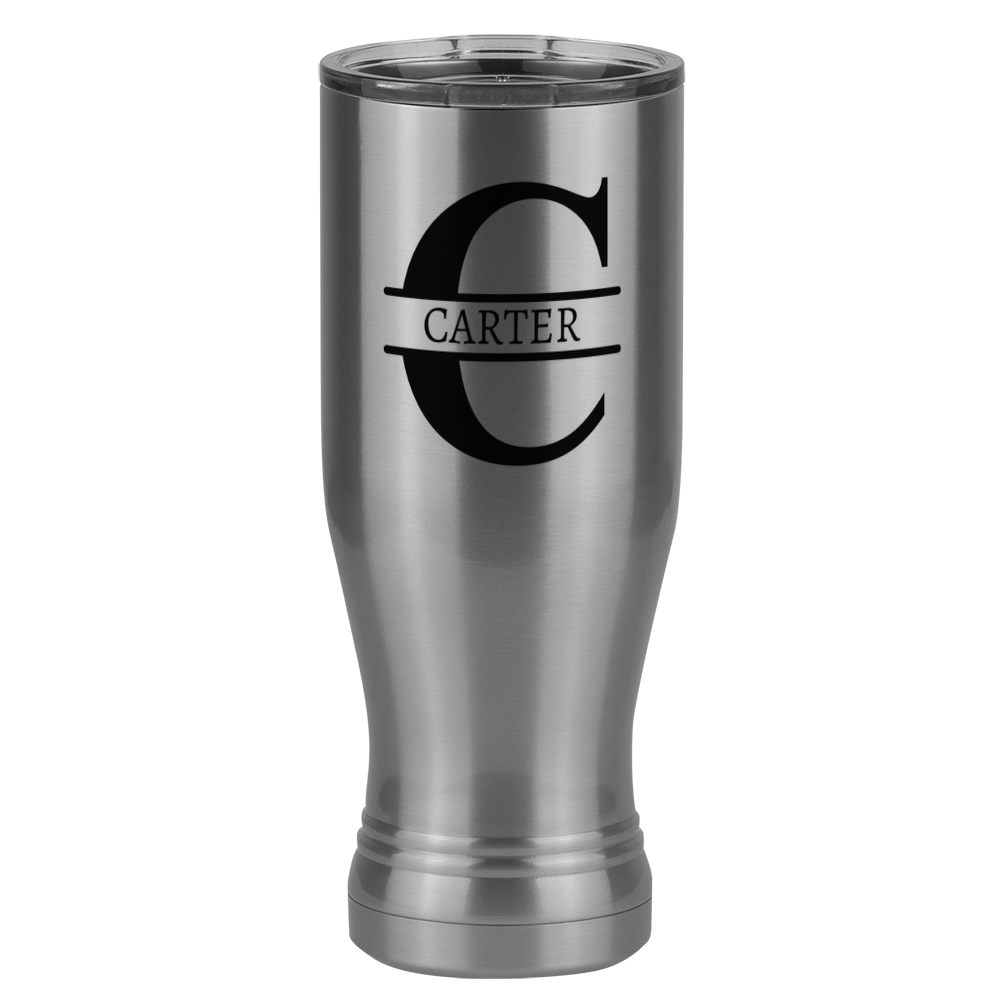 Personalized Name & Initial Pilsner Tumbler (20 oz) - Right View