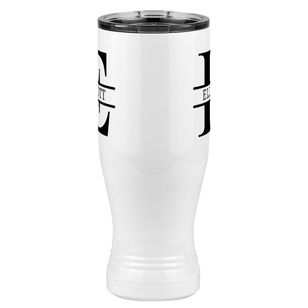 Personalized Name & Initial Pilsner Tumbler (20 oz) - Front View