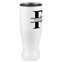 Thumbnail for Personalized Name & Initial Pilsner Tumbler (20 oz) - Front Right View
