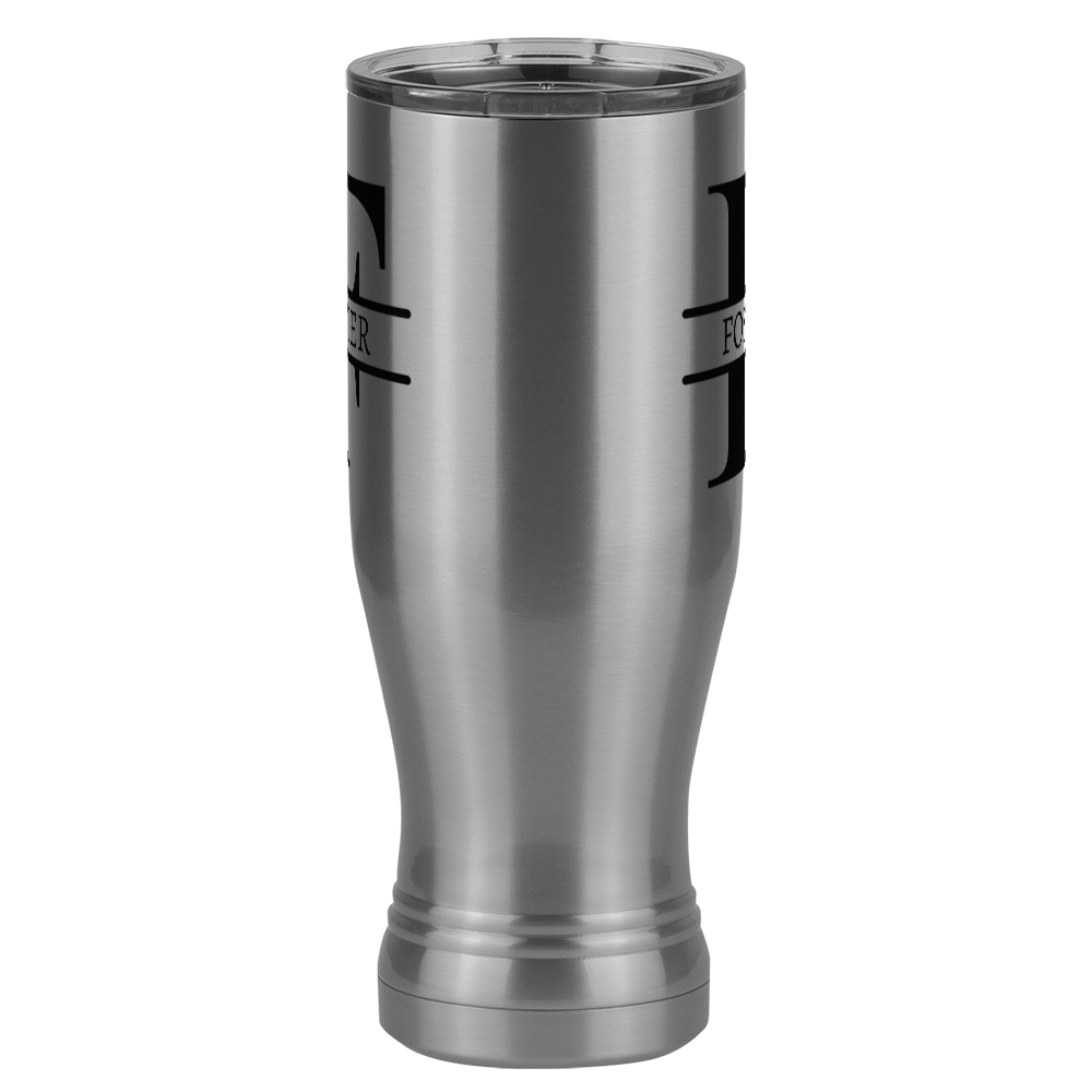 Personalized Name & Initial Pilsner Tumbler (20 oz) - Front View