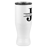Thumbnail for Personalized Name & Initial Pilsner Tumbler (20 oz) - Front Right View
