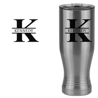 Thumbnail for Personalized Name & Initial Pilsner Tumbler (20 oz) - Design View