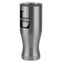 Thumbnail for Personalized Name & Initial Pilsner Tumbler (20 oz) - Front Left View