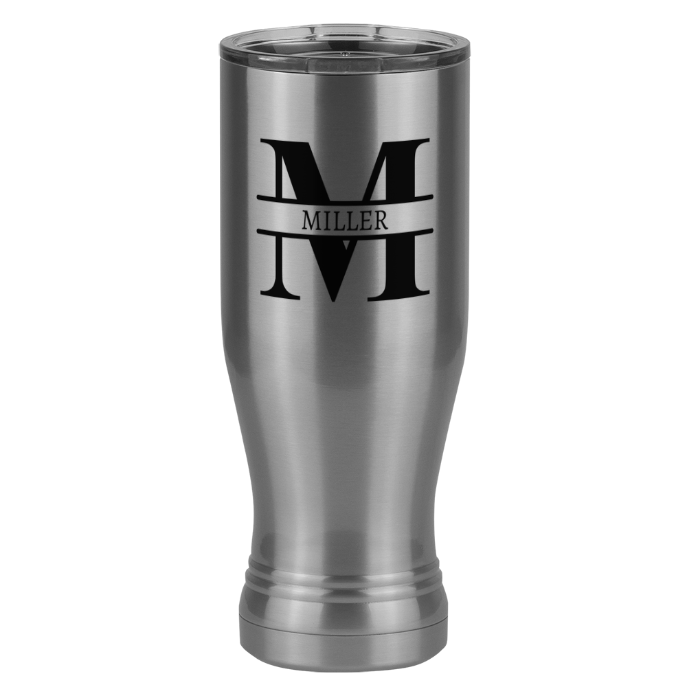 Personalized Name & Initial Pilsner Tumbler (20 oz) - Right View
