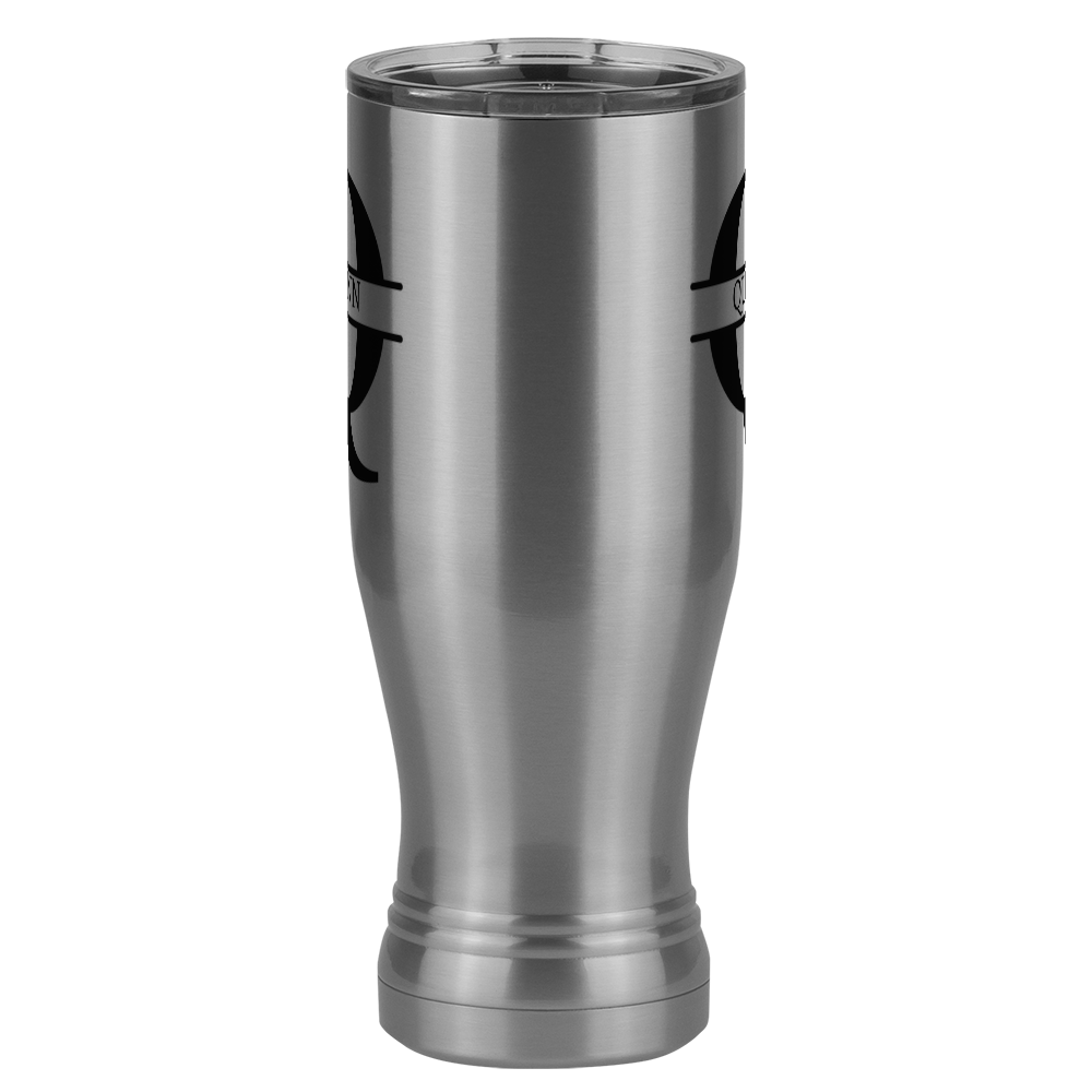 Personalized Name & Initial Pilsner Tumbler (20 oz) - Front View