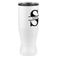 Thumbnail for Personalized Name & Initial Pilsner Tumbler (20 oz) - Front Right View