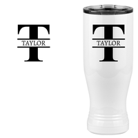 Thumbnail for Personalized Name & Initial Pilsner Tumbler (20 oz) - Design View