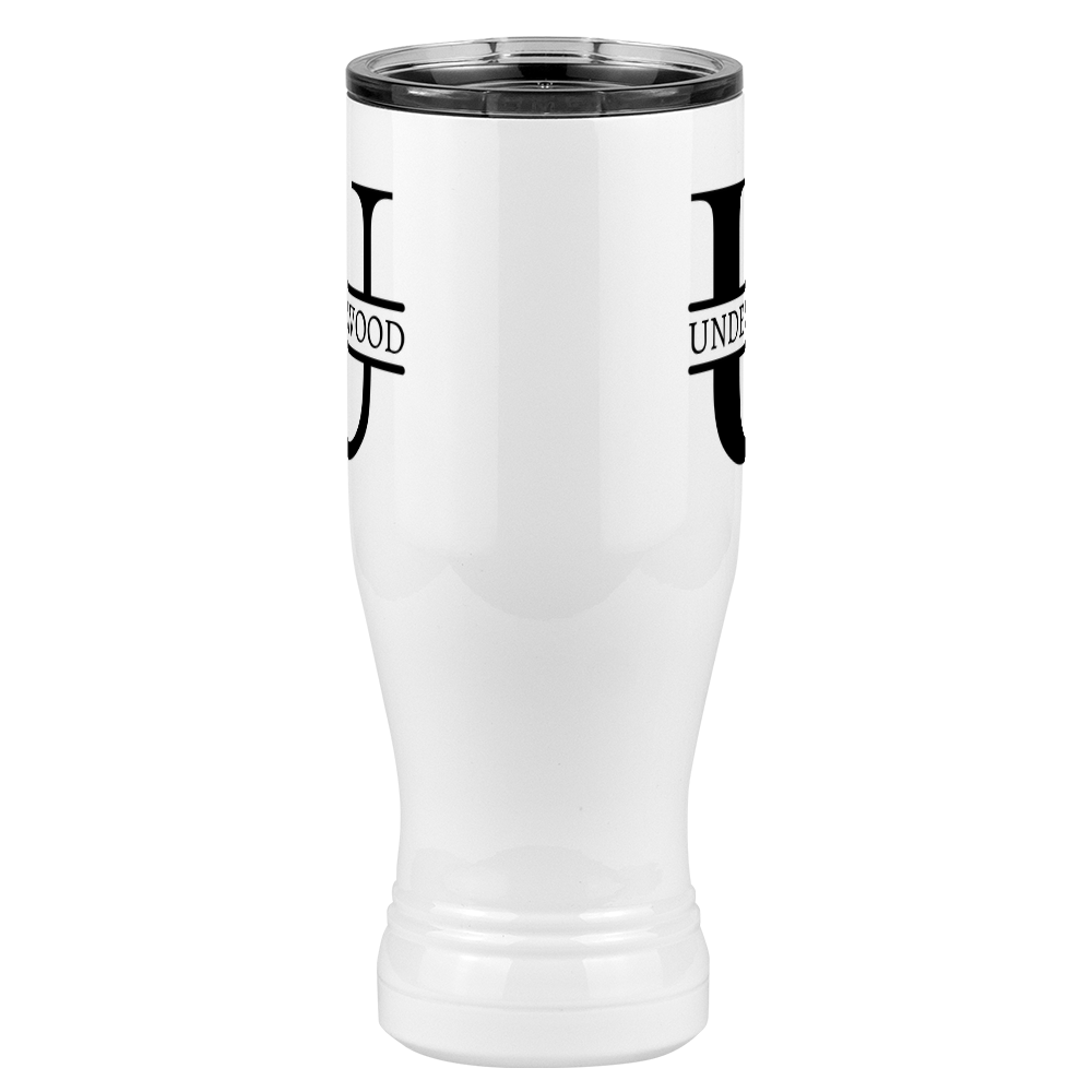 Personalized Name & Initial Pilsner Tumbler (20 oz) - Front View