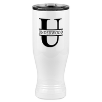 Thumbnail for Personalized Name & Initial Pilsner Tumbler (20 oz) - Left View