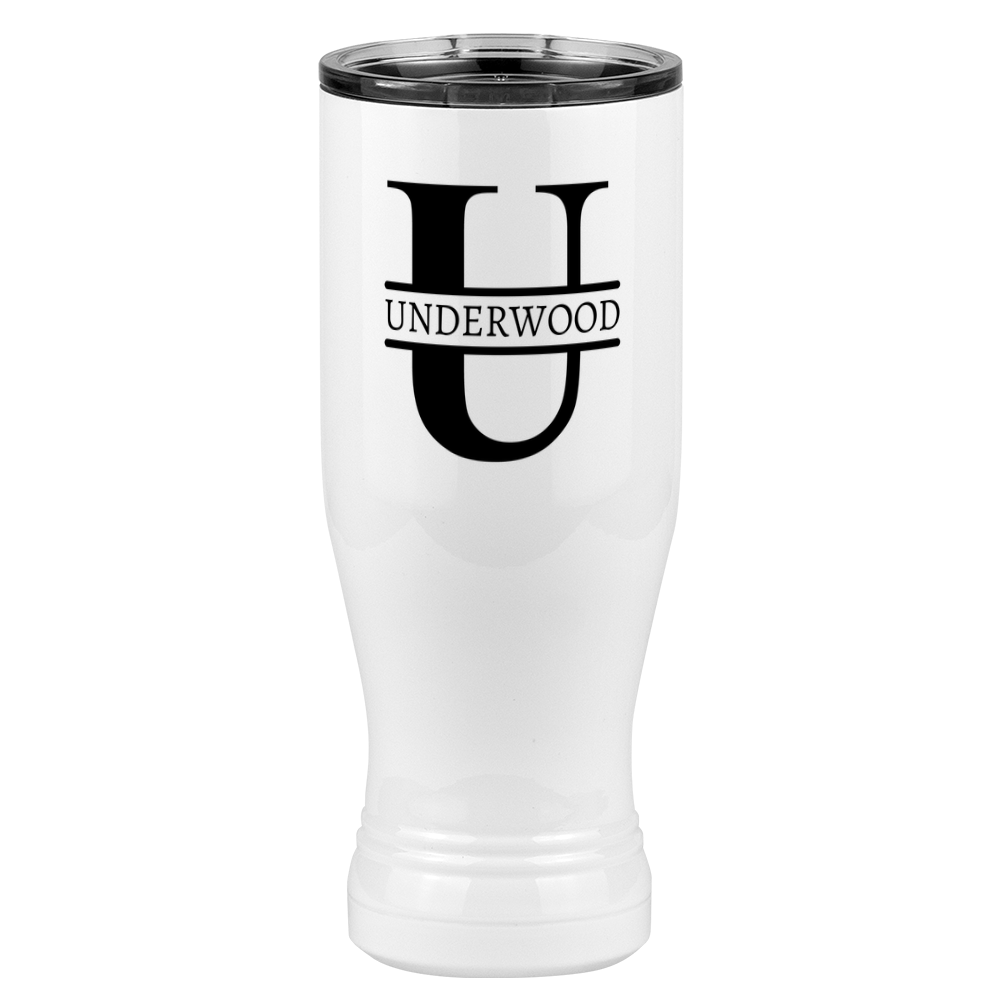 Personalized Name & Initial Pilsner Tumbler (20 oz) - Right View