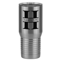 Thumbnail for Personalized Name & Initial Tall Travel Tumbler (20 oz) - Right View