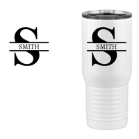 Thumbnail for Personalized Name & Initial Tall Travel Tumbler (20 oz) - Design View