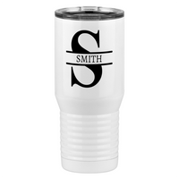 Thumbnail for Personalized Name & Initial Tall Travel Tumbler (20 oz) - Left View