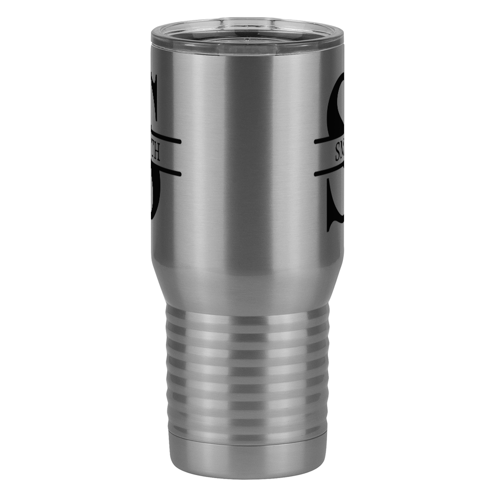 Personalized Name & Initial Tall Travel Tumbler (20 oz) - Front View
