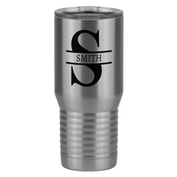 Thumbnail for Personalized Name & Initial Tall Travel Tumbler (20 oz) - Right View