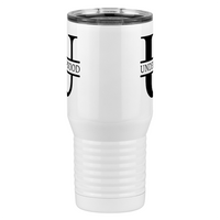Thumbnail for Personalized Name & Initial Tall Travel Tumbler (20 oz) - Front View