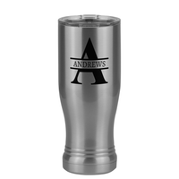 Thumbnail for Personalized Name & Initial Pilsner Tumbler (14 oz) - Right View