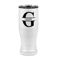 Thumbnail for Personalized Name & Initial Pilsner Tumbler (14 oz) - Right View