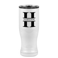 Thumbnail for Personalized Name & Initial Pilsner Tumbler (14 oz) - Left View
