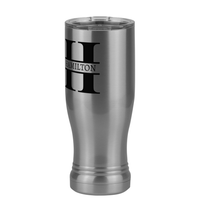 Thumbnail for Personalized Name & Initial Pilsner Tumbler (14 oz) - Front Left View
