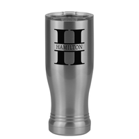 Thumbnail for Personalized Name & Initial Pilsner Tumbler (14 oz) - Right View
