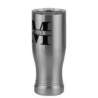 Thumbnail for Personalized Name & Initial Pilsner Tumbler (14 oz) - Front Left View