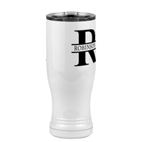 Thumbnail for Personalized Name & Initial Pilsner Tumbler (14 oz) - Front Right View