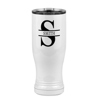 Thumbnail for Personalized Name & Initial Pilsner Tumbler (14 oz) - Left View