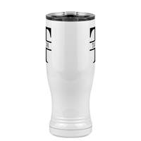Thumbnail for Personalized Name & Initial Pilsner Tumbler (14 oz) - Front View