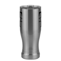 Thumbnail for Personalized Name & Initial Pilsner Tumbler (14 oz) - Front View