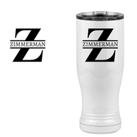 Thumbnail for Personalized Name & Initial Pilsner Tumbler (14 oz) - Design View